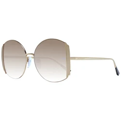 Ana Hickmann Women's Sunglasses AH3188-5704A — Gold Metal Frame, Beige Gradient Lens