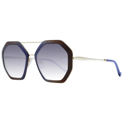 Ana Hickmann Women's Sunglasses with Multicolour Frame and Blue Degrade Lens AH3198 C01