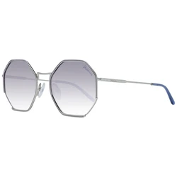 Ana Hickmann Unisex Sunglasses Silver Metal Frame Grey Lens HI3084-5406A