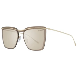 Ana Hickmann Women's Sunglasses with Gold Metal Frame and Brown Lens (HI3081-13304B)