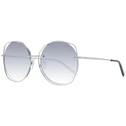 Ana Hickmann Women's Sunglasses HI3078 03A - Silver Metal Frame, Grey Degrade Lenses