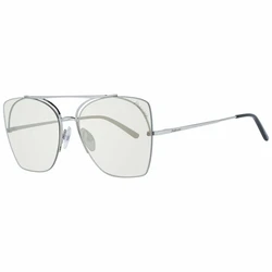 Ana Hickmann Women's Sunglasses Silver Metal Frame Grey Lens HI3075 03A