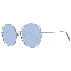 Ana Hickmann Women's Sunglasses HI3078 02A – Gunmetal Frame, Blue Lenses, 57/18/140