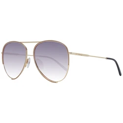 Ana Hickmann Women's Sunglasses Gold Metal Frame with Purple Degrade Lenses HI3083-5801A