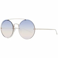 Ana Hickmann Unisex Sunglasses Silver Metal Frame Multicolor Gradient Lens HI3090-5404A