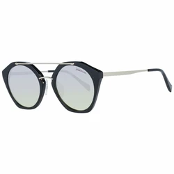 Ana Hickmann Women's Sunglasses with Black Frame and Silver Mirror Lens HI9087 A01