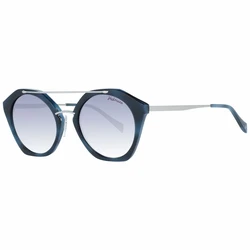 Ana Hickmann Women's Sunglasses Blue Frame with Grey Degrade Lens HI9087 H01