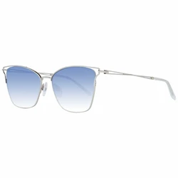 Ana Hickmann Women's Sunglasses HI3100-5404D Silver Metal Frame Blue Gradient Lenses