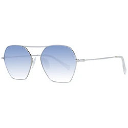 Ana Hickmann Women's Sunglasses HI3105-5403A Silver Metal Frame Blue Degraded Lens
