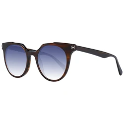 Ana Hickmann Women's Sunglasses with Brown Tortoiseshell Acetate Frame and Blue Degrade Lens HI9137 E01