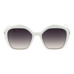 Ana Hickmann Women's Sunglasses Blue Acetate Frame with Grey Gradient Lens HI9152 D01