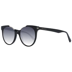 Ana Hickmann Women's Sunglasses Black Acetate Frame Black Gradient Lens HI9156 A01