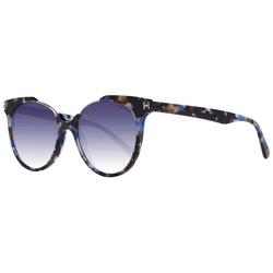 Ana Hickmann Women's Sunglasses HI9156-51G21 - Brown Tortoiseshell Acetate Frame with Blue Degraded Lenses