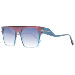 Ana Hickmann Women's Sunglasses HI9155 C02 - Multicolored Acetate Frame, Blue Degrade Lenses