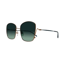 Ana Hickmann Women's Sunglasses - Gold Metal Frame, Green Degraded Lenses HI3164 12A