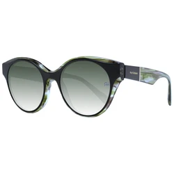 Ana Hickmann Women's Sunglasses AH9345 H01 — Green Acetate Frame with Green Degrade Lenses