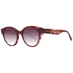 Ana Hickmann Women's Sunglasses with Bordeaux Acetate Frame and Red Degraded Lens AH9345 H03