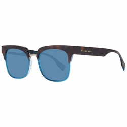 Ana Hickmann Unisex Sunglasses Brown Tortoiseshell Frame Blue Lens HI9165 H03
