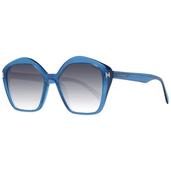Ana Hickmann Women's Sunglasses HI9166 T01 - Blue Acetate Frame, Grey Gradient Lenses