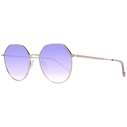 Ana Hickmann Women's Sunglasses HIY3001 05A — Gold Metal Frame with Purple Gradient Lenses