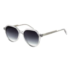 Ana Hickmann Women's Sunglasses with Blue Acetate Frame and Grey Gradient Lenses HIY9001 T01