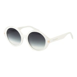 Ana Hickmann Women's Sunglasses HI9175 H01 – Blue Acetate Frame, Grey Gradient Lens