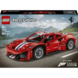 LEGO Technic Ferrari 488 Pista Car (42235) - Σετ κατασκευής 882 τεμαχίων, Ηλικία 9+