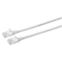 Microconnect U/UTP Cat.6a (Gigabit) Καλώδιο Δικτύου Ethernet 0.5m Λευκό V-UTP6A005W-SLIM