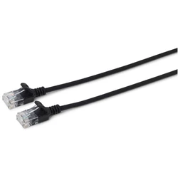 Microconnect U/UTP Cat.6a Patchcord 1m Μαύρο V-UTP6A01S-SLIM