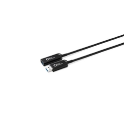 MicroConnect Καλώδιο USB 3.0 USB-A αρσενικό σε USB-A θηλυκό 20 m Μαύρο