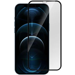 eStuff Full Face Tempered Glass Black (iPhone 12 / 12 Pro) ES501153