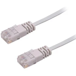 Microconnect Flat U/UTP Cat.6 (Gigabit) Ethernet Network Cable 7m Grey - V-UTP607-FLAT