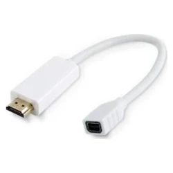 Microconnect Μετατροπέας HDMI αρσενικό σε mini DisplayPort θηλυκό, Λευκό (HDMMDP)