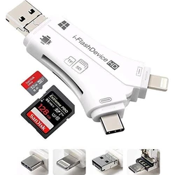 CoreParts Card Reader Lightning / USB-C / micro USB for SD cards (MMUSB-UNI-ADAPTER)