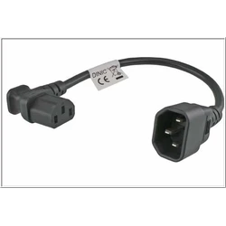 MicroConnect Power Cable IEC C13 IEC C14 0.3m Black PEA1416