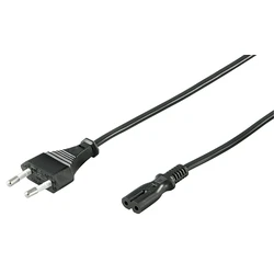 MicroConnect Network Cable IEC C7 1 m Black PE030710
