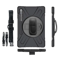 eStuff Chicago Flip Cover Μαύρη (Samsung Galaxy Tab S8/S7)