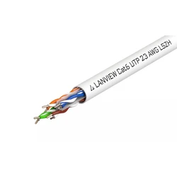 Lanview U/UTP Cat.6 (Gigabit) Καλώδιο Δικτύου Ethernet 305m Λευκό - LVN122112