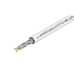 Lanview U/UTP Cat.6a (Gigabit) Καλώδιο Δικτύου Ethernet χωρίς ακροδέκτες 500m - LVN122182