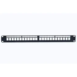 Lanview Καλώδια Δικτύου Patch Panel 24 Port 1U 19 Inch Rack Cabinet STP Cat6a