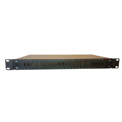 Lanview Οπτικό Patch Panel για Rack 1U 19 24 Θυρών Μαύρο