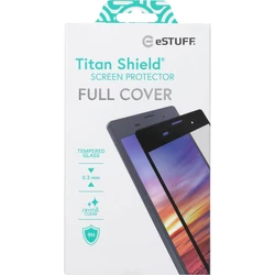 eSTUFF Γυαλί Προστασίας Full Glue Full Face Μαύρο Galaxy A72
