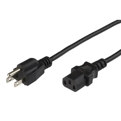 MicroConnect Καλώδια Μετατροπής Ρεύματος Nema 5 15p To C13 4m Awg14 Sjt