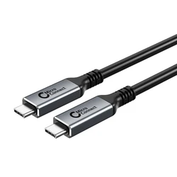 MicroConnect Network Cables USB 3.2 Cable USB C male USB C 100W PD Black 5m