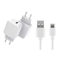 CoreParts Φορτιστής με Θύρα USB-A και Καλώδιο USB-C 12W Λευκός (MBXUSB-AC0012)