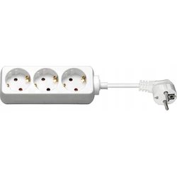 MicroConnect Πολύπριζο 3 Θέσεων με Διακόπτη και Καλώδιο 5m