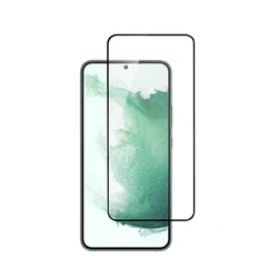 eSTUFF Full Glue Full Face Tempered Glass Μαύρο Galaxy S22+ 5G