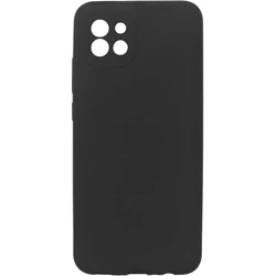 eSTUFF Back Cover Σιλικόνης Μαύρο για Galaxy A03