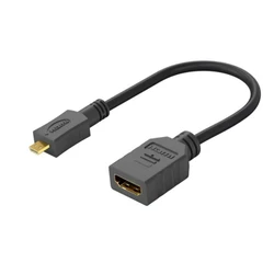 MicroConnect Μετατροπέας HDMI micro HDMI male σε HDMI micro HDMI female Χρυσό