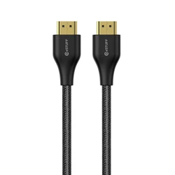 eSTUFF HDMI 2.1 Ultra High Speed Καλώδιο 2m - 48Gbps, 4K@120Hz, HDR, VRR, Μαύρο